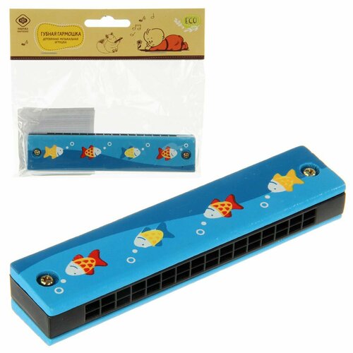 Деревянный музыкальный инструмент игрушка Губная гармошка Фабрика Фантазий 260₽