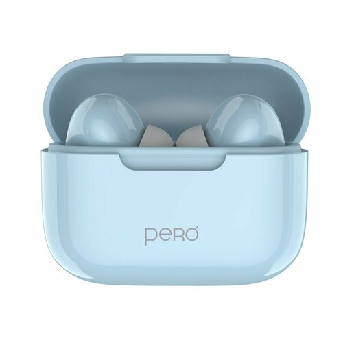 Беспроводные наушники Pero TWS06 Comfort голубой 1377₽