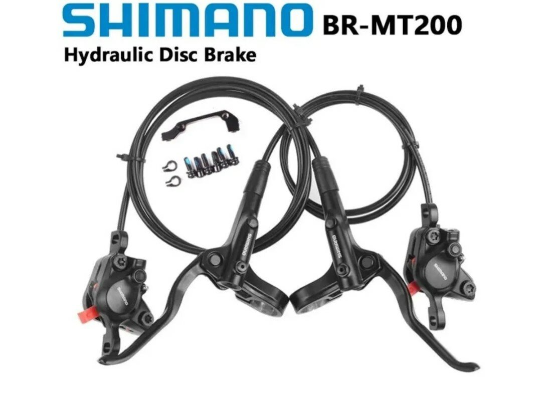 Комплект гидравлических тормозов Shimano BL-MT200 (800/1450мм)