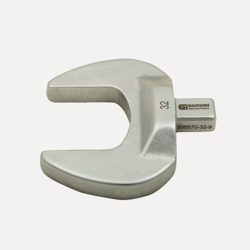 Изображение товара GARWIN INDUSTRIAL 505570-32-9 Насадка для динамометрического ключа рожковая 32 мм, с посадочным квадратом 9х12