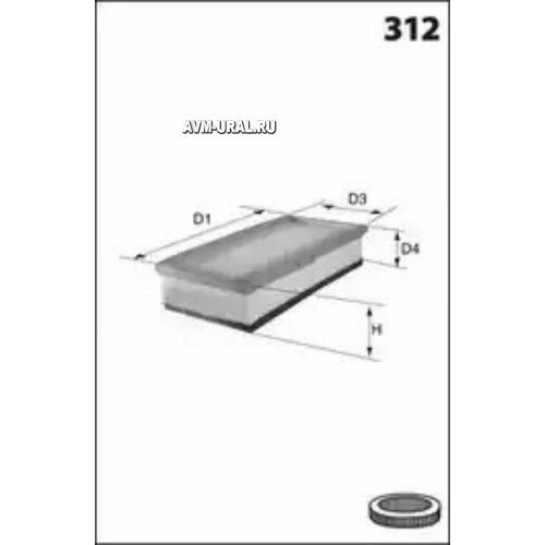 MECA-FILTER ELP9446 Фильтр воздушный