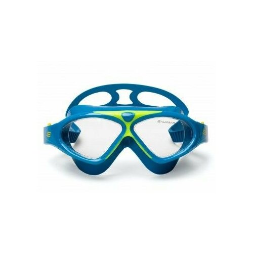 Очки для плавания FLUYD FREEDOM голубой силикон/желтая рамка