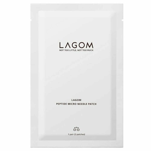 фото Lagom пептидные патчи с микроиглами от морщин под глазами peptide micro needle patch