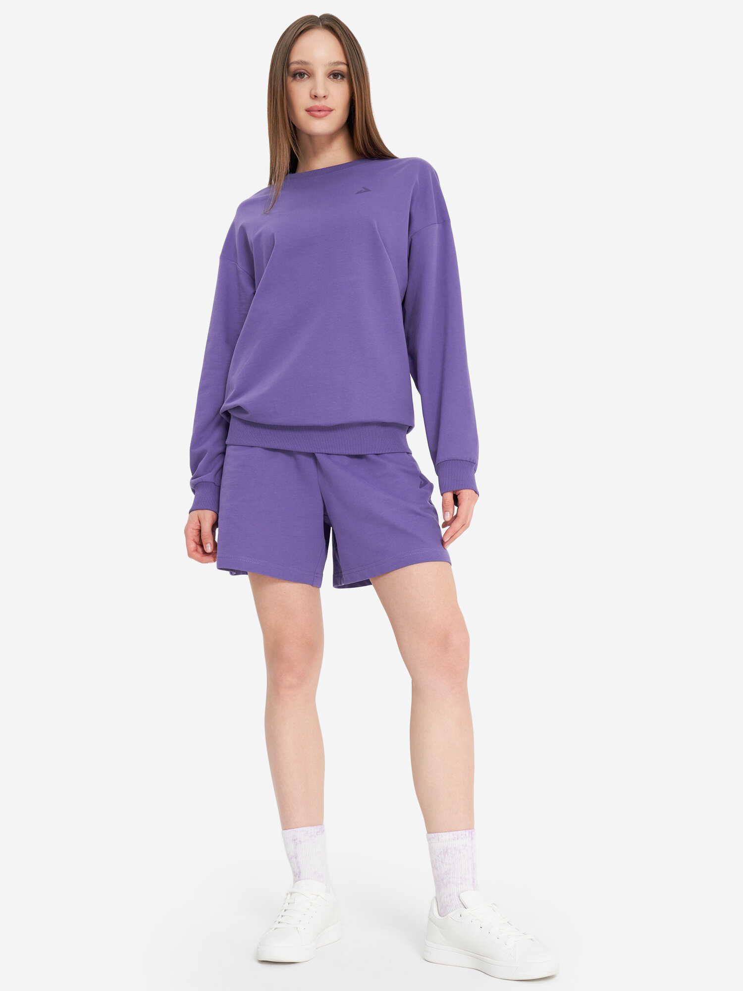 Свитшот Demix, размер 46-48, , фиолетовый — фото 1