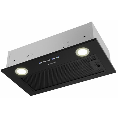 Кухонная встраиваемая вытяжка Weissgauff FIONA 60 BL 3 года гарантии Алюминиевый жировой фильтр Низкий уровень шума 10084₽