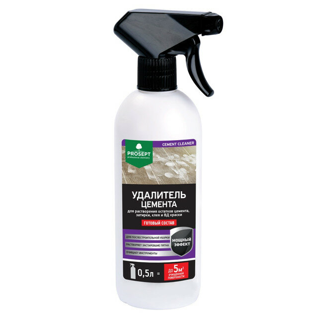 Удалитель цемента PROSEPT CEMENT CLEANER спрей 05л арт.022-05