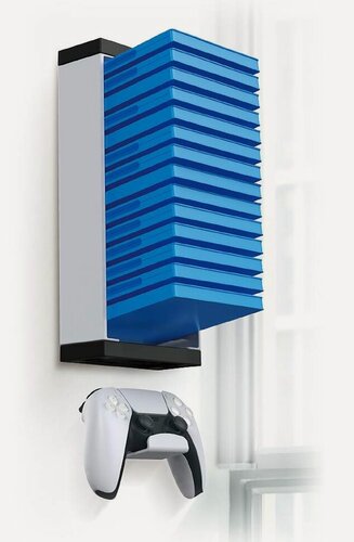 Изображение товара Настенная подставка для хранения 14 игровых дисков (Dobe TP5-1543)