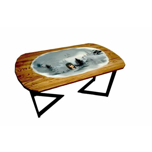 Журнальный стол из натурального ясеня 