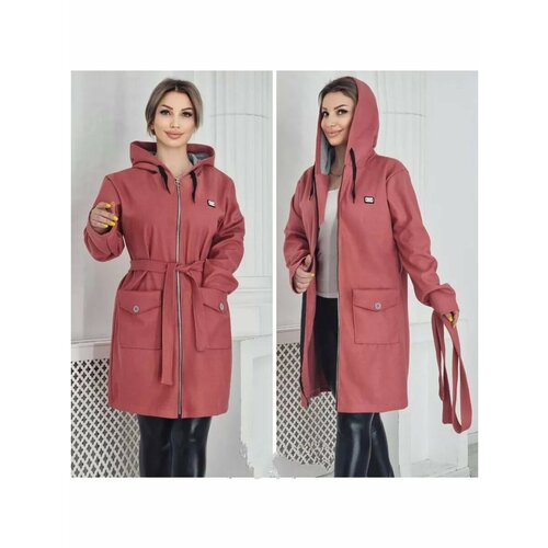 фото Пальто, размер 5 xl- 54, розовый lmdy