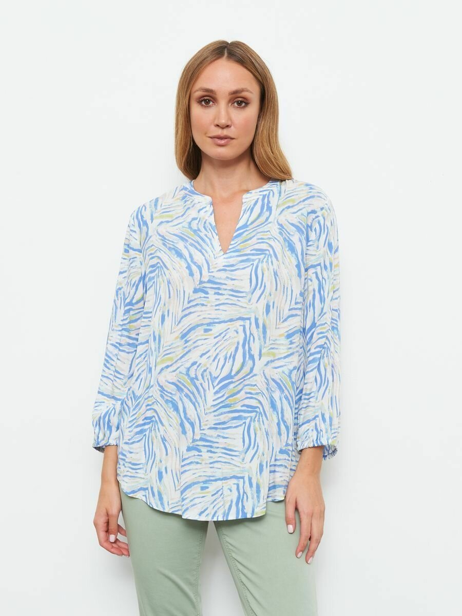 260005-66411 Блузка женская Gerry Weber классическая офисная летняя больших размеров — фото 1