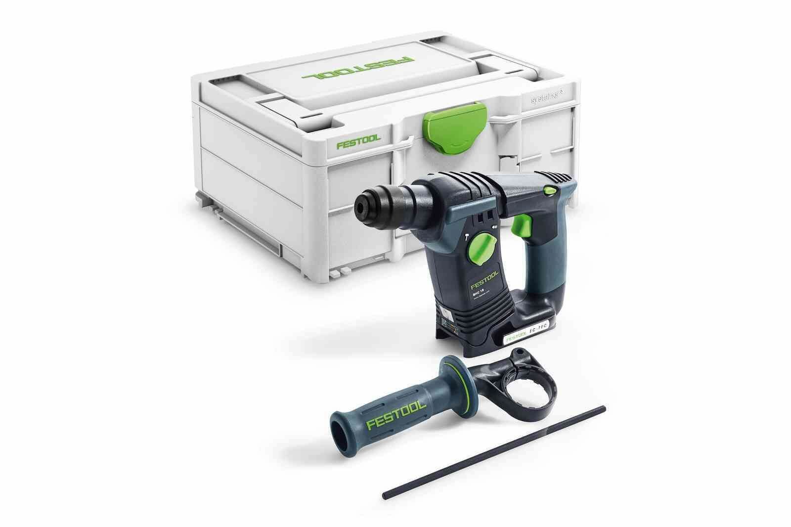 Перфоратор Festool "BHC 18-Basic", 18В, SDS-Plus, антивибрация, кейс