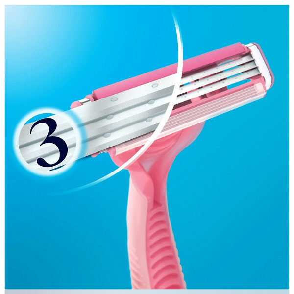 Gillette Станок Gillette Simply Venus 3 женский одноразовый, 4 шт (Gillette, ) - фото №6