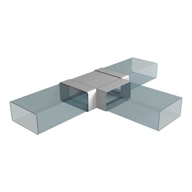 Тройник ЭРА 60х204мм пластик белый