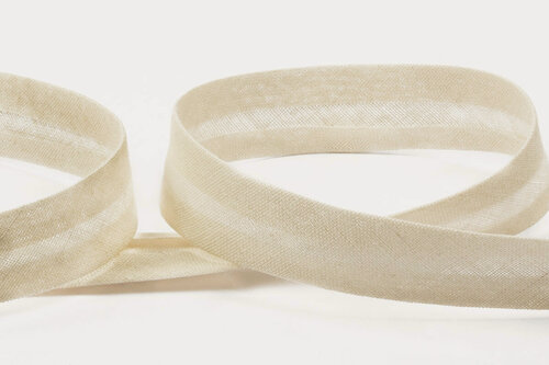 Изображение товара Косая бейка Х/Б "Gamma" GK-15C 14 - 15 мм 132 м 1 м №005 бежево-кремовый