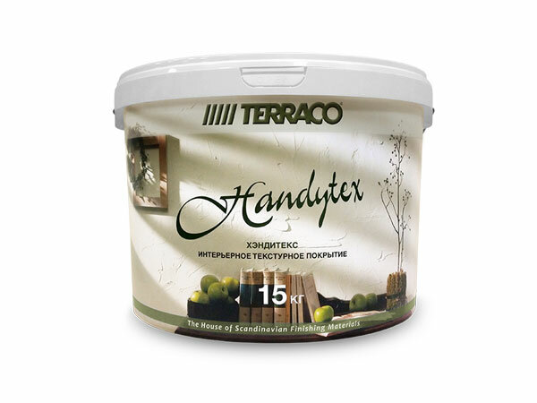 фото TERRACO HANDYTEX штукатурка декоративная, моделируемая, супер эластичная (15кг)