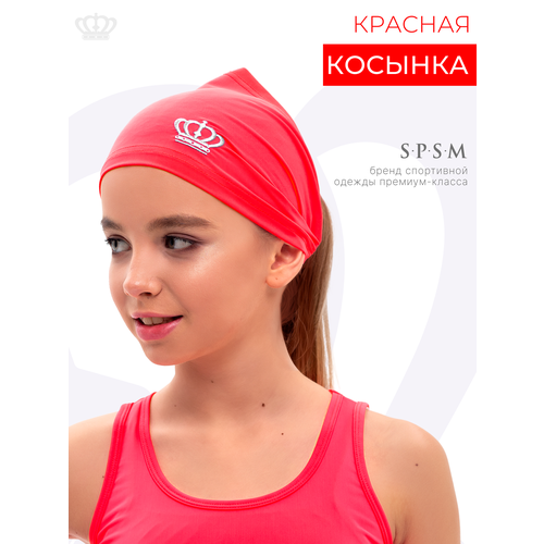 фото Бандана s.p.s.m. для девочек и женщин, размер m, красный