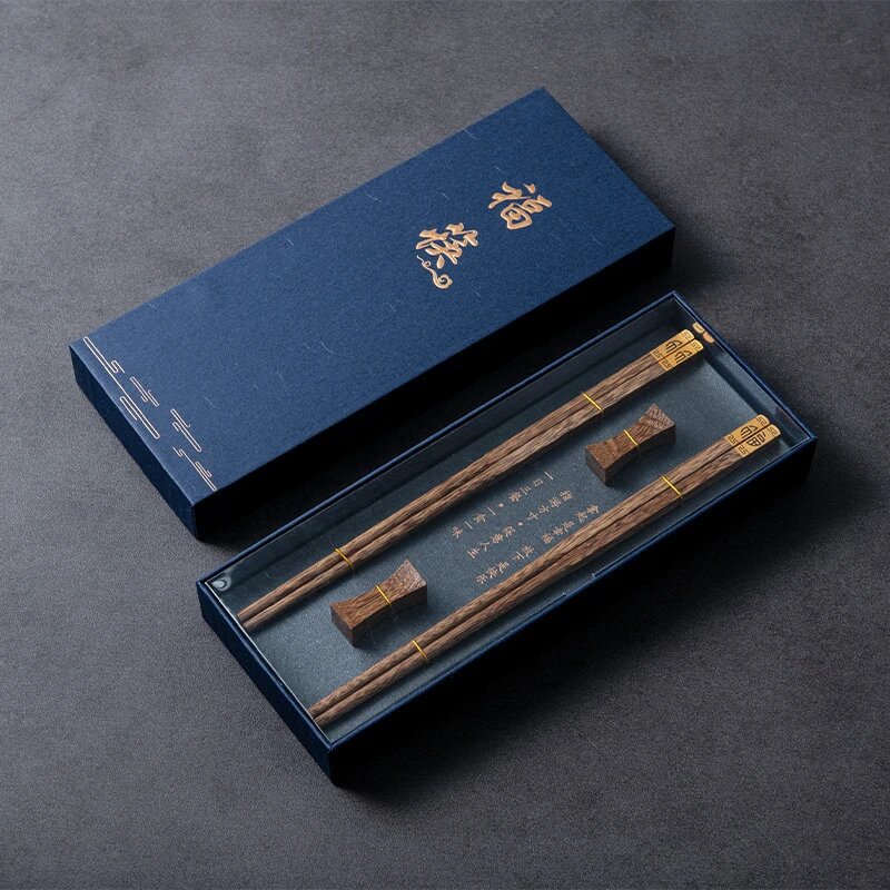 Палочки для еды из красного сандалового дерева, 5 пар, FU Wenge wood 2pair