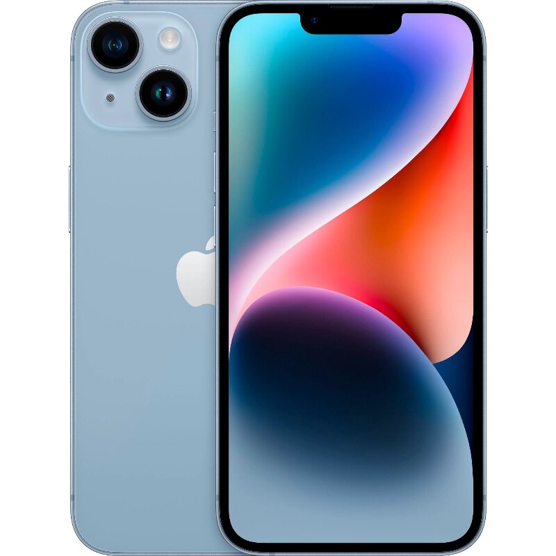 Смартфон Apple iPhone 14 256 ГБ, Dual: nano SIM + eSIM, Blue, синий