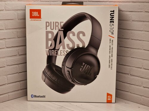 Изображение товара Наушники беспроводные JBL Tune 510 BT, чёрный