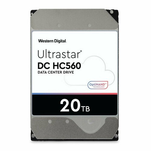 HDD WD SAS Server 20Tb Ultrastar DC HC560 7200 12Gbs 512MB 42700₽