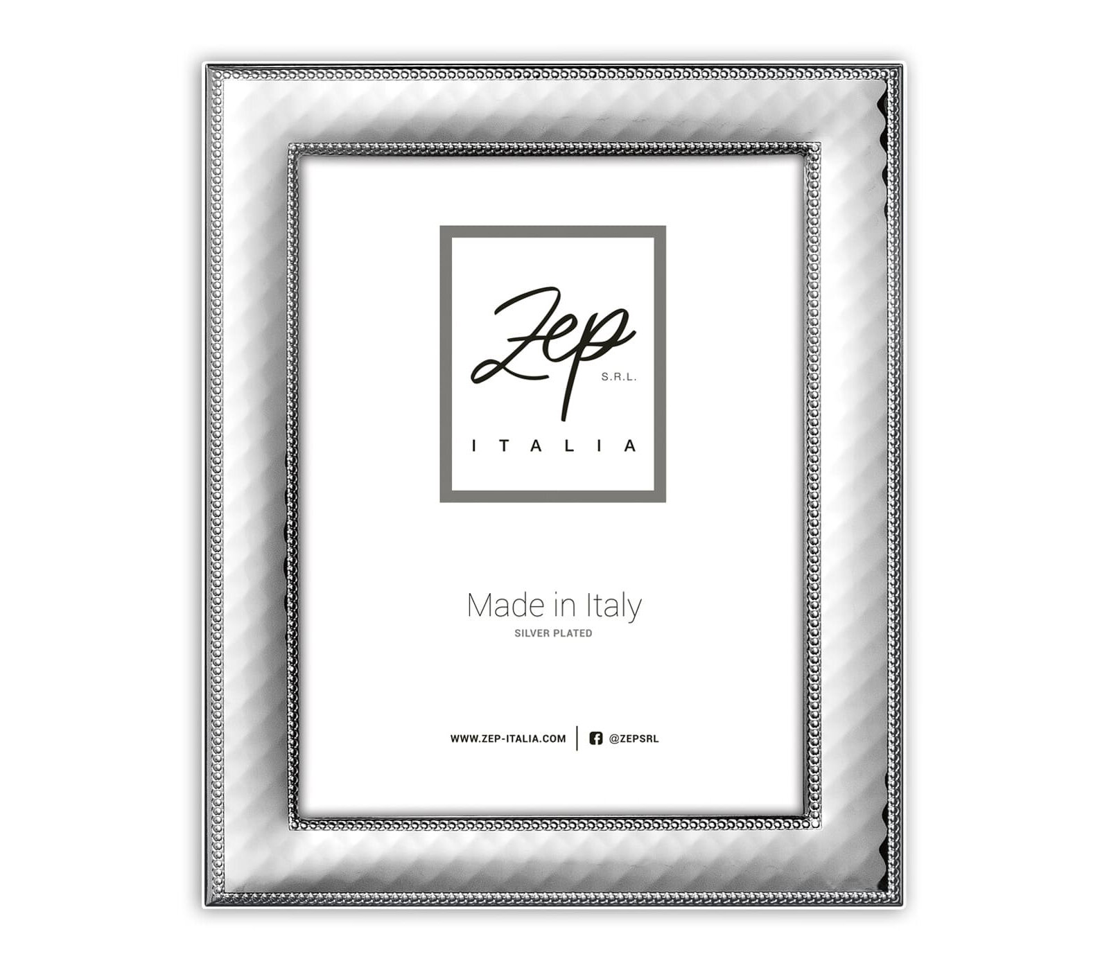 Фоторамка ZEP B18646W ASSISI WHITE 10x15 см металл серебристая