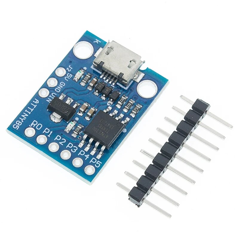 Сине-черная плата разработки TINY85 Digispark Kickstarter Micro, модуль ATTINY85 для Arduino IIC I2C USB, Синий