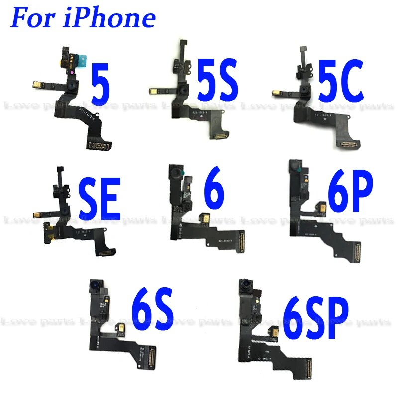 Оригинальная маленькая фронтальная камера для iPhone 5S SE 5 6 6s Plus, датчик приближения, фронтальная камера, гибкий кабель, запасные части для телефона, For iPhone 5