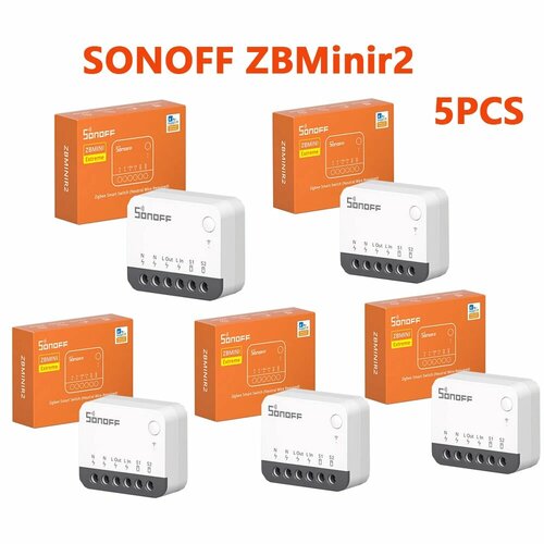 SONOFF ZBMinir2 ZBMini Extreme Zigbee Smart Switch Sonoff ZBMinir2 5PCS 3976₽