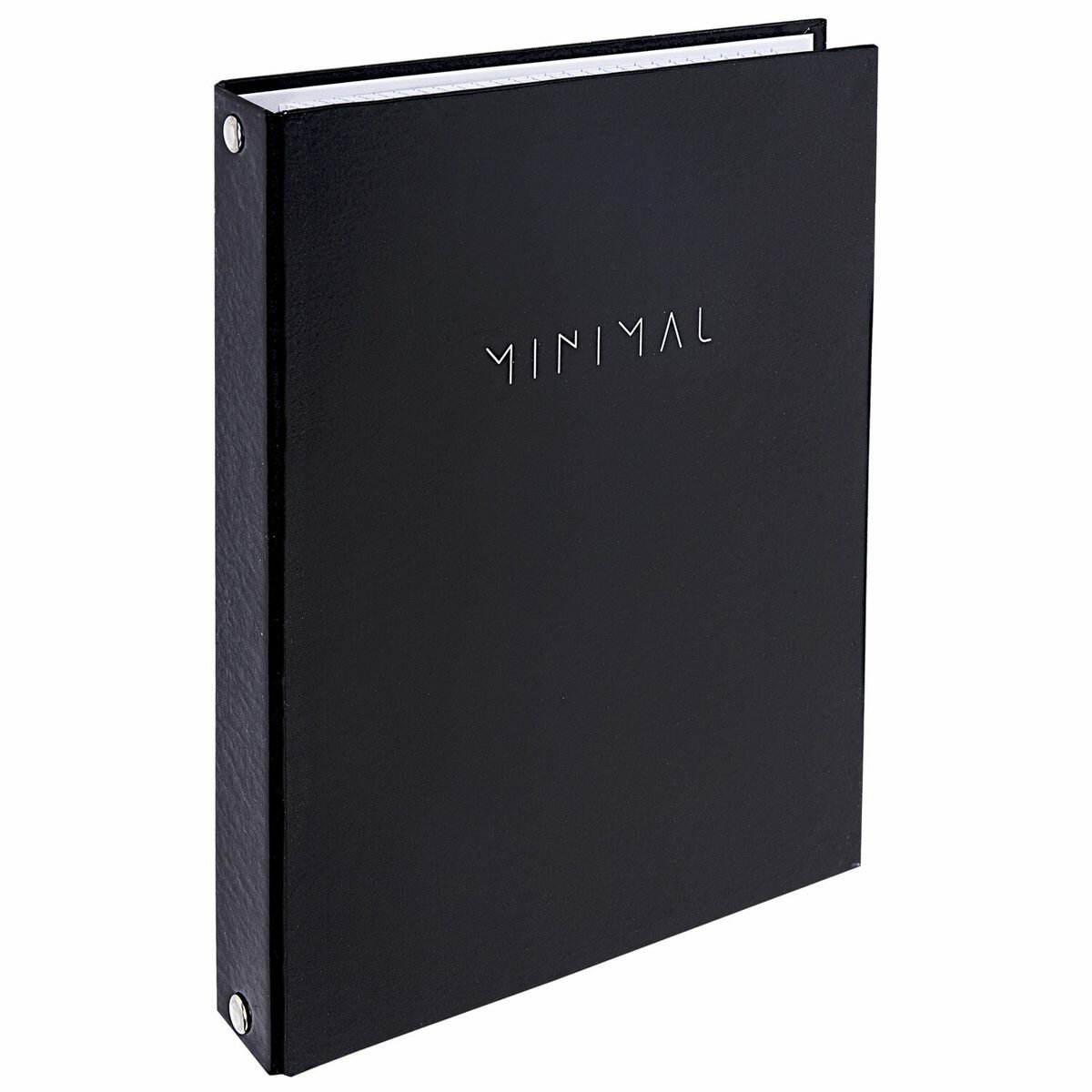 Тетрадь на кольцах 120л, А5 Brauberg "Minimal", клетка, твердый картон (404713)