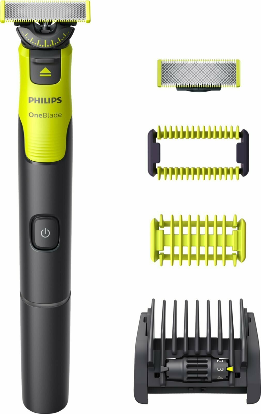 Триммер Philips OneBlade 360 QP4631/65 для лица и тела с футляром, черный
