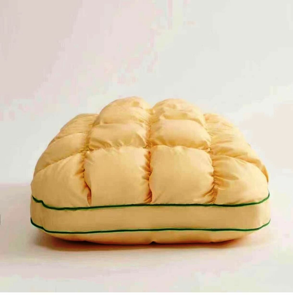 Подушка для сна Pineapple Bun, 50х70, анатомическая, Ананас, в чехле с замком