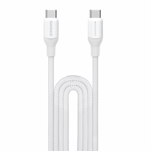 Кабель Momax 1-Link Flow DC26W USB-C to USB-C 100W, 3,0м, White