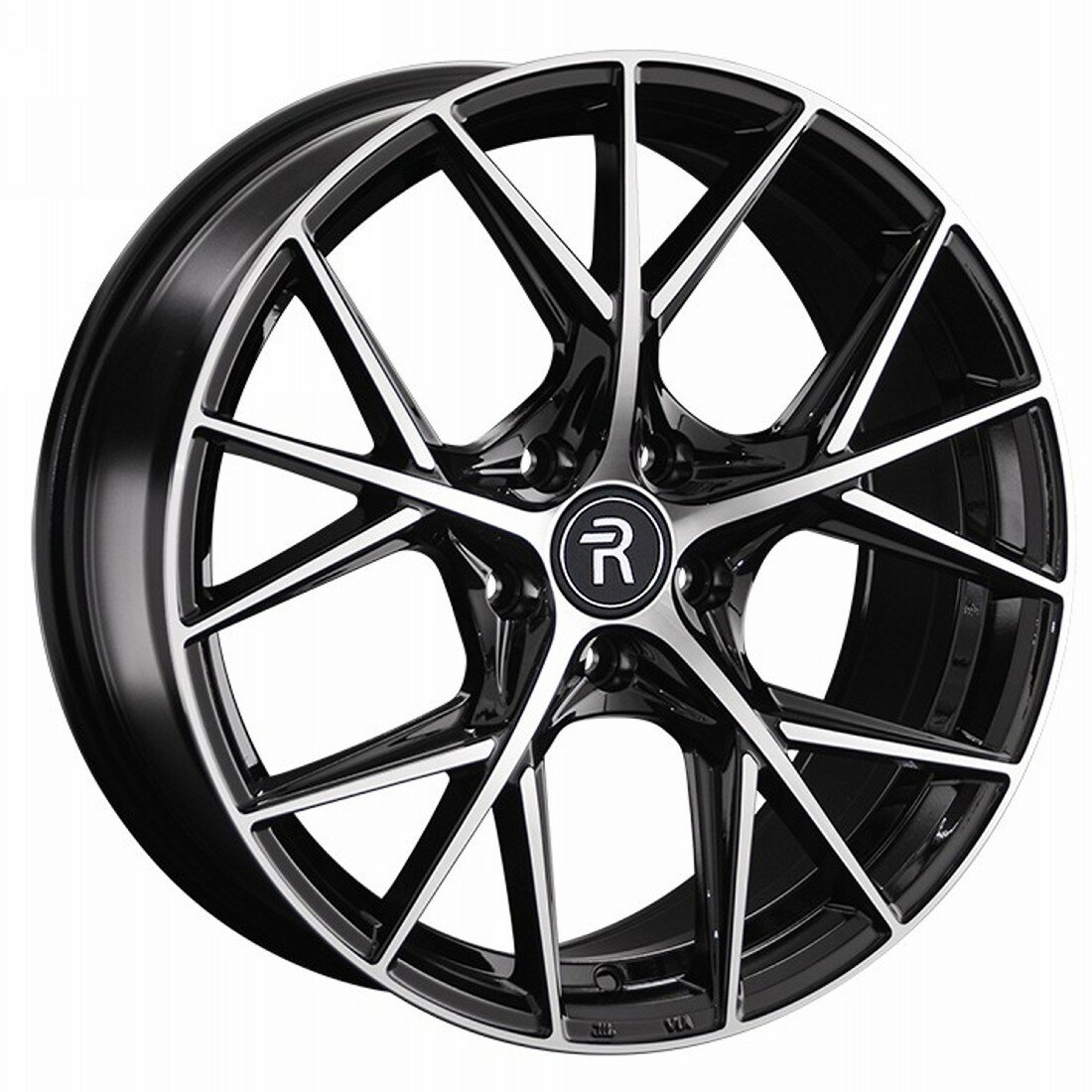 Колесный диск Replay LX200 7,5x17 5x114,3 ET40 60,1 BKF литой для автомобиля