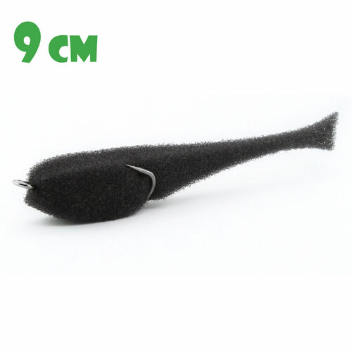 Поролоновая Рыбка Мормыш с Открытым Двойником 9cm #28 (3 шт.)