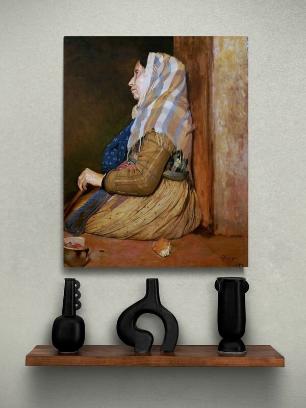 Эдгар Дега "Римская нищенка". Картина 60х50 см — фото 1