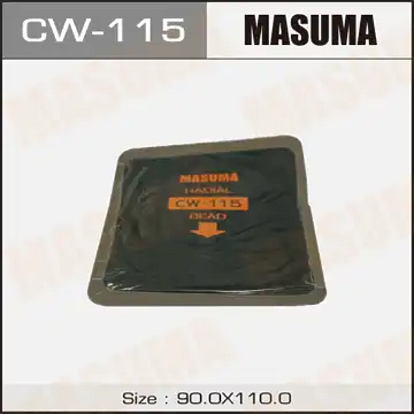 MASUMA CW-115 заплатка ремонтная 90х110 (1 слой корда)