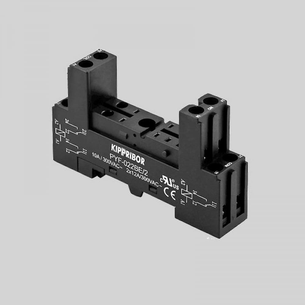Монтажная колодка KIPPRIBOR PYF-022BE/2 12A при 300V AC артикул 00000078975