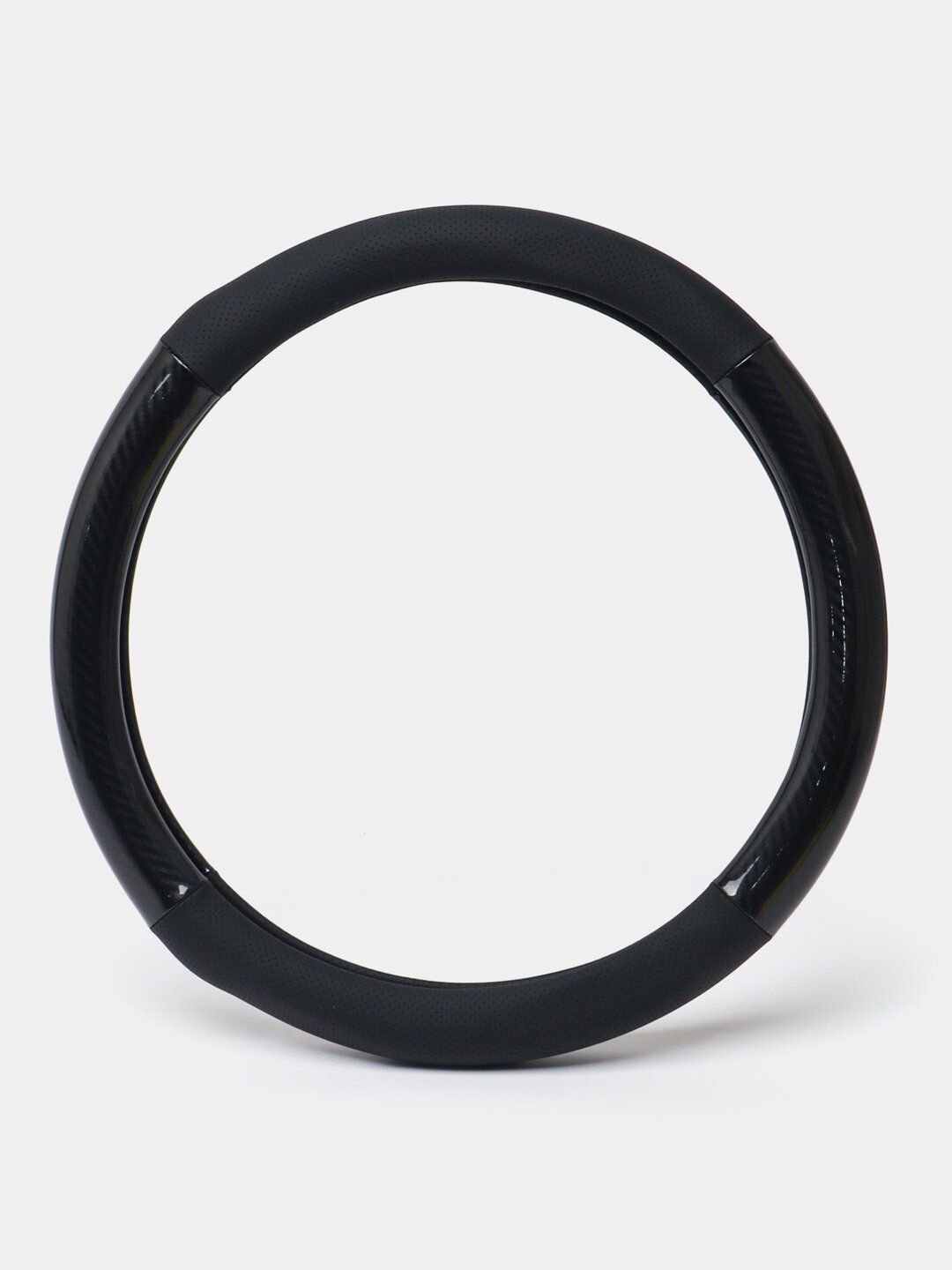 Карбоновый чехол на руль Chevrolet, перфорированный, универсальный — фото 1