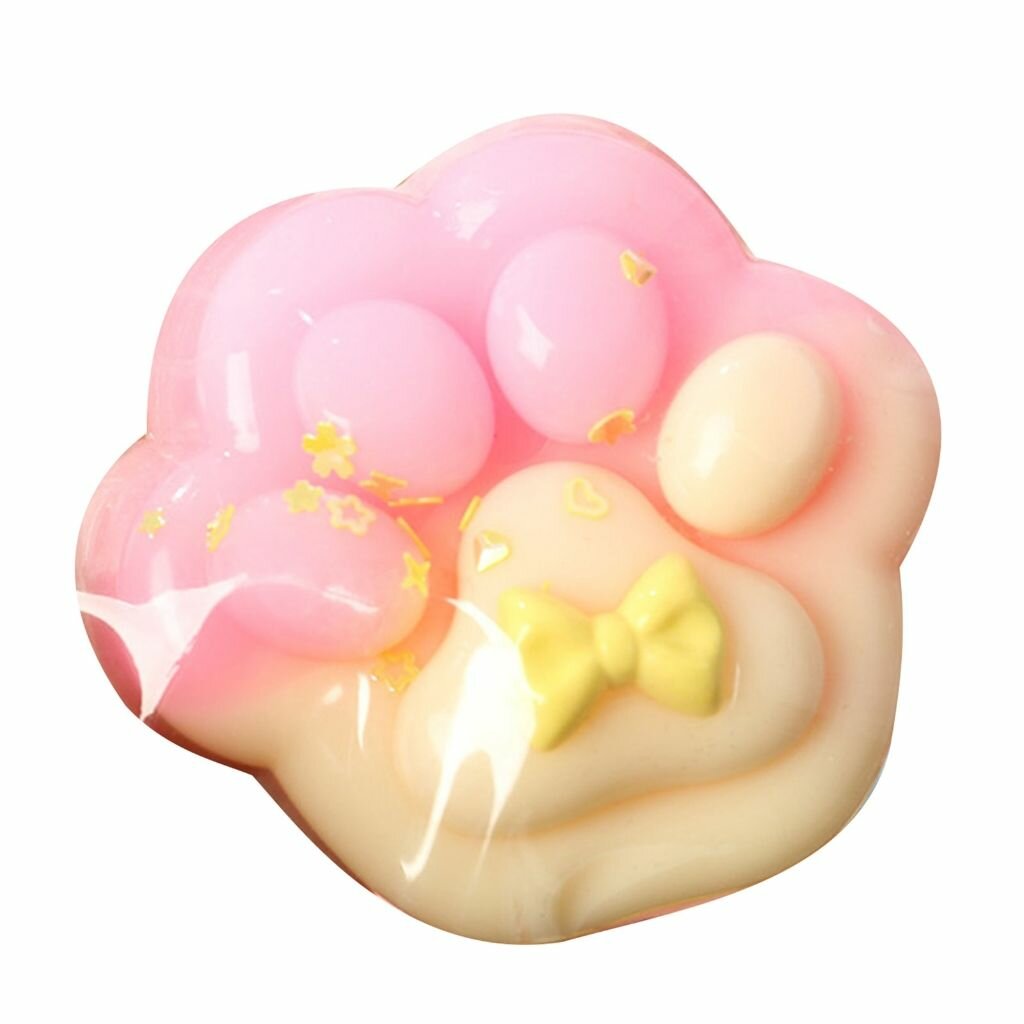 Музыкальная декомпрессионная игрушка с большим кошачьим когтем-Персик