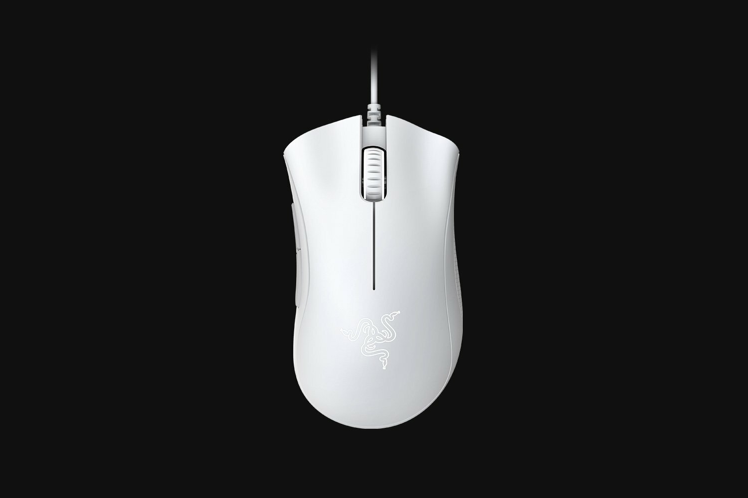Игровая мышь Razer DeathAdder Essential, 6400DPI, проводная, эргономичная, зелёная подсветка