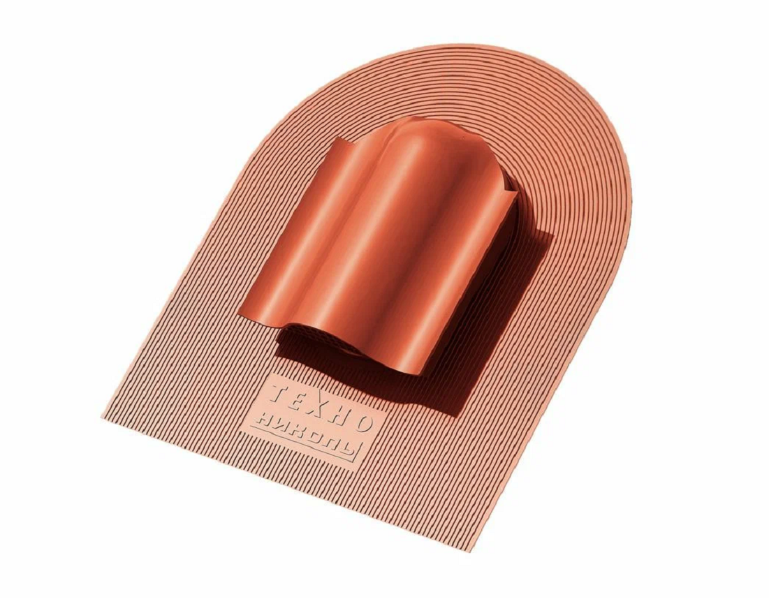 Аэратор кровельный КТВ технониколь полиэтилен 530х465х110 мм красный