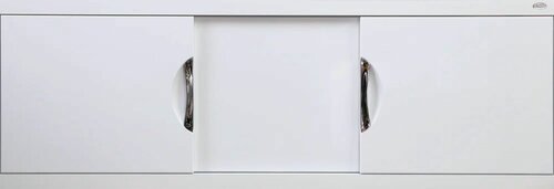 Изображение товара Экран Onika Лагуна 515015 из МДФ, белый, прямоугольный, с комплектом ножек, универсальный