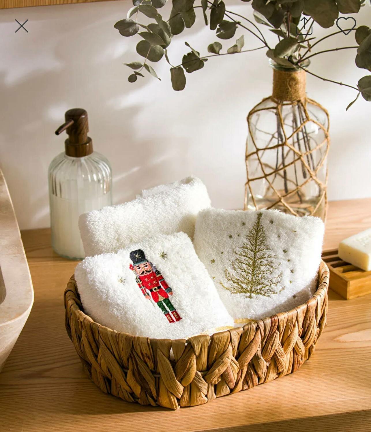 Кухонные полотенца махровые однотонные набор 3 шт 30х50