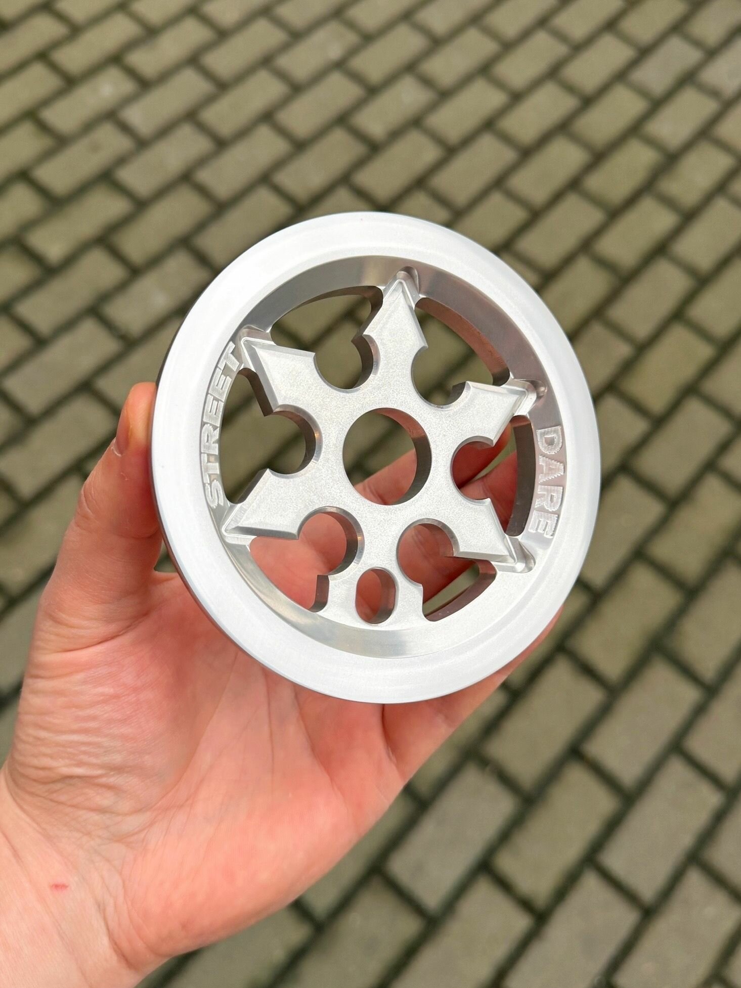 BMX Звезда DARE Ninja Street 25t Silver — фото 1