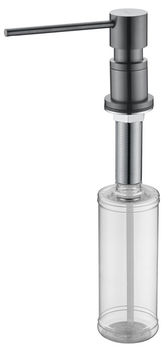 Дозатор для моющего ср-ва Paulmark KRAFT D003-GM вороненая сталь — фото 1