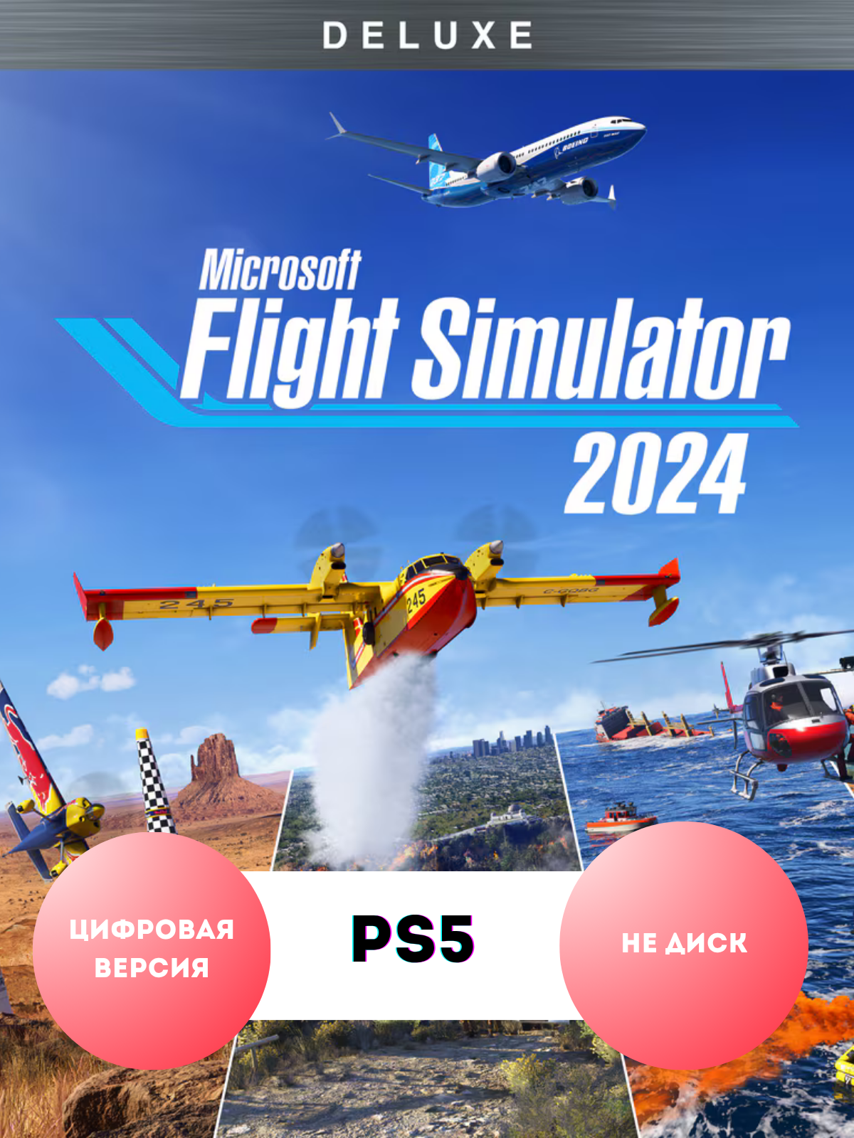 Microsoft Flight Simulator 2024 Deluxe Edition PS5