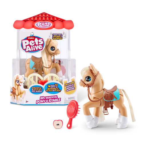 Игрушка ZURU PETS ALIVE My Magical Pony, Волшебный пони, игрушки для девочек, 9546