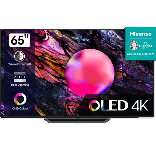 Телевизор HISENSE 65 OLED/4K/UHD 3840x2160 TV Bluetooth Wi-Fi Direct VIDAA черный 65A85K