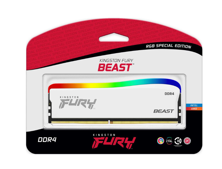 Оперативная память Kingston FURY Beast RGB Special Edition [KF436C17BWA/8] 8 ГБ
