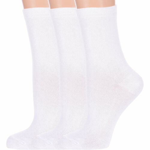 фото Носки para socks, 3 пары, размер 23, белый